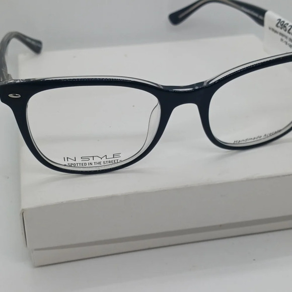 NWT WOMEN'S IN STYLE EYEGLASS FRAMES ISBF02 BLACK - Picture 2 of 4